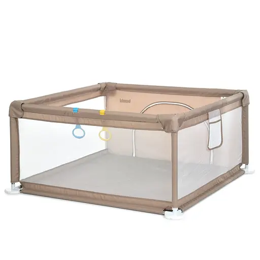 Дитячий манеж MR 1339-BG, бежевий, ширина з ніжками 132 см - фото 4