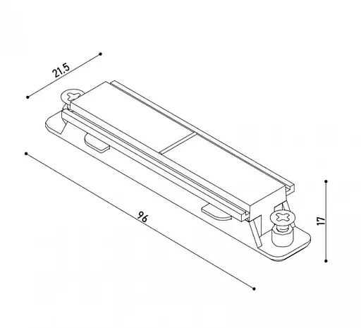 Соединение линейное электрическое, белое KLOODI KDTR3-367 WH - фото 2