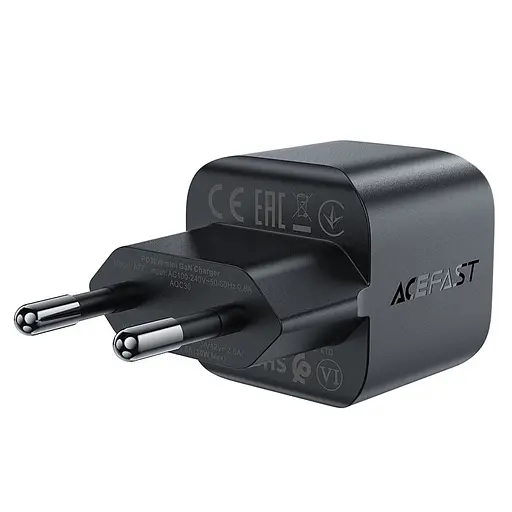 МЗП Acefast A77 mini PD30W GaN (1USB-C) Black - фото 4