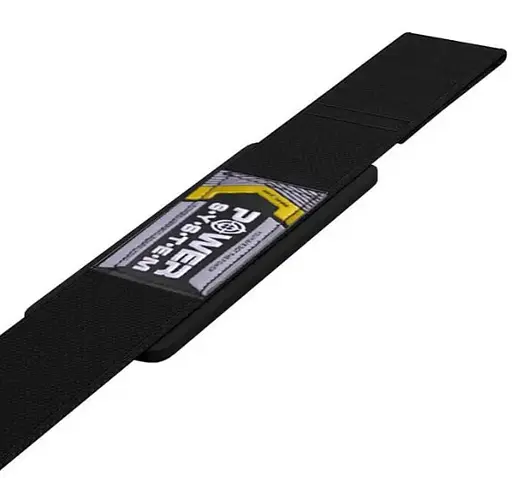 Лямки для тяги Power System PS-3400 Power Straps Black/Yellow (PS-3400_Bl/Yellow) - фото 2