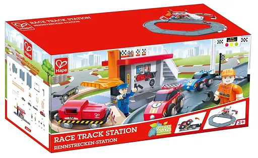 Автотрек Hape Гоночна траса та станція E3734 - фото 4