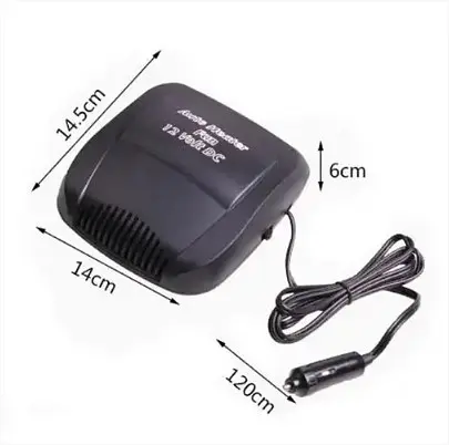 Автомобільний обігрівач для салону WM-200 Чорний (10556) - фото 2