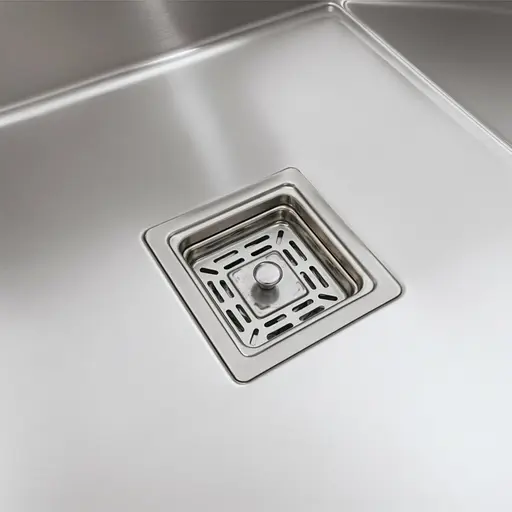 Кухонна мийка Platinum Handmade 650x500x230 L нержавійка (квадратний сифон 3,0/1,0), Нержавіюча сталь - фото 6