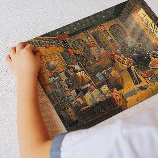 Пазл классический "Книжный магазин" 300602, 300 элементов - фото 4