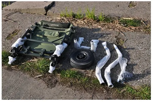 Крісло рибальське Mivardi усилиное супер легке Feeder Master з візком навантаження 150 кг - фото 9