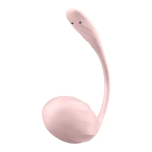 Віброяйце Satisfyer Ribbed Petal 23 см рожевий - фото 3
