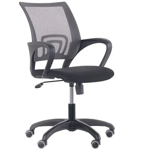 Кресло Веб сиденье Сетка черная/спинка Сетка серая