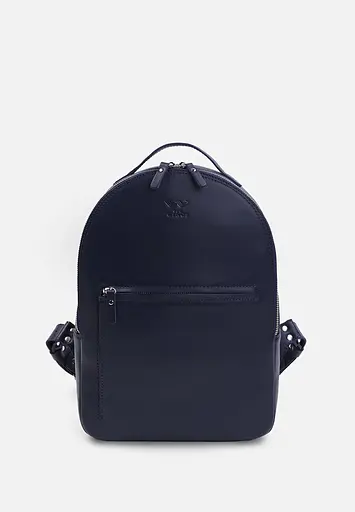 Кожаный рюкзак Groove M синий - фото 2