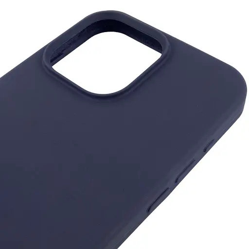 Чехол Silicone Case AA Logo with MagSafe для Apple iPhone 12 Pro Max 6.7 Темно-синий/Midnight blue - фото 4