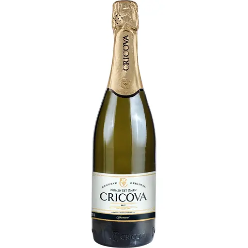 Вино игристое Cricova белое брют 0.75 л 13%