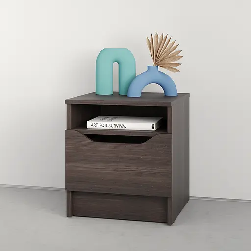 Приліжкова тумба MebelStar Лілу 40x40x44,5 см Дуб рістрето (MBS-1381)