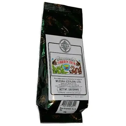 Чай зелений Mlesna Королівський гарматний порох пакет з фольги 100 г - фото 1