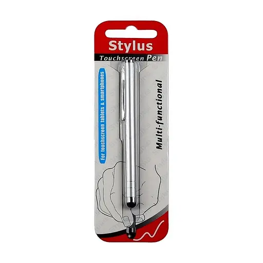 Стилус ємнісний, металевий, сріблястий - фото 2