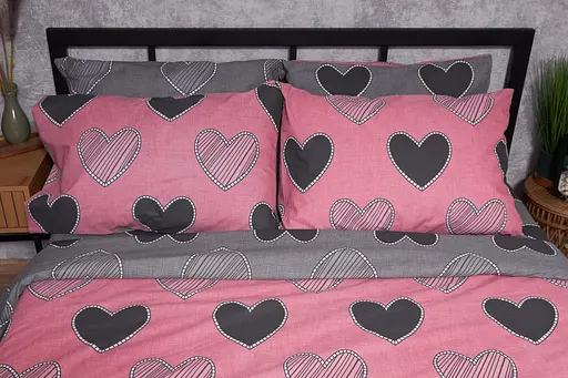 Набор наволочек Moon&Star Бязь Gold Люкс Love 70х70 см 2 шт - фото 1