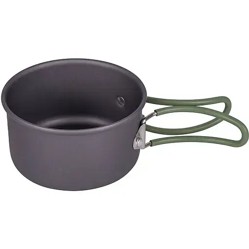 Набор посуды Bo-Camp Explorer Hard Anodized Anthracite/Green 2 предмета (2200240) - фото 5