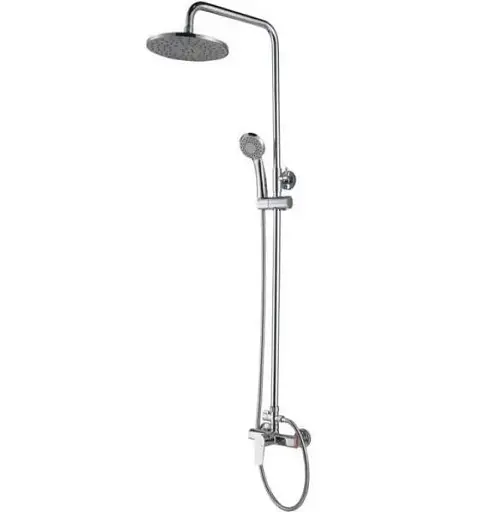 Душова система Troya FOB16-A134 зі змішувачем і тропічним душем Хром 30412 - фото 2