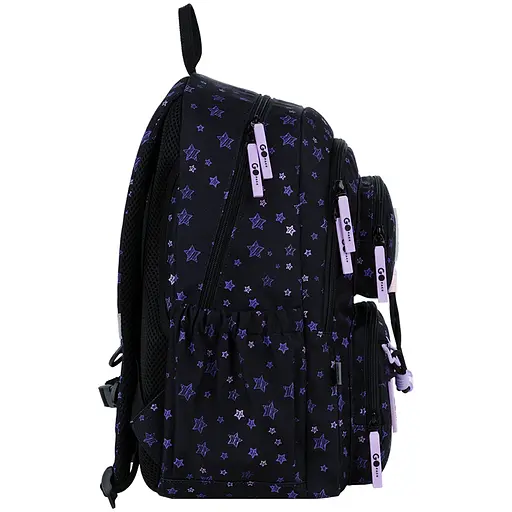Рюкзак GoPack Education 120M-1 Stars Черно-фиолетовый (GO26-120M-1) - фото 4
