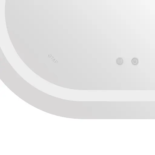 Дзеркало Qtap Gemini 500x700 з LED-підсвічуванням Touch, з антизапотіванням, з димером температури кольору (3000-6500K) Reverse QT2578R5070 - фото 9