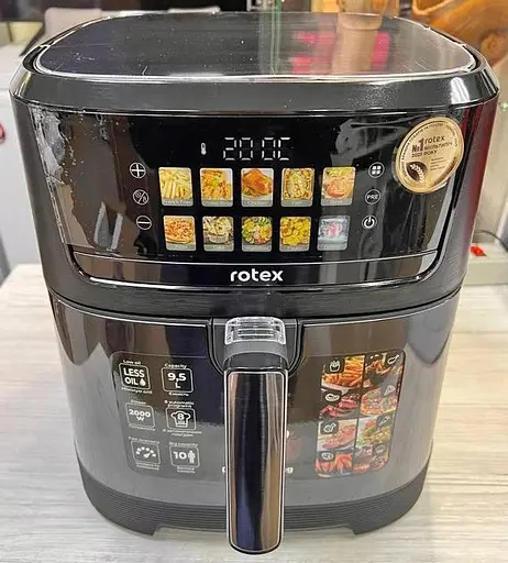 Аэрогриль-мультипечь Rotex ROM960-XXL Up&DownFry с цифровой панелью управления, большая чаша XXL, приготовление без масла - фото 2