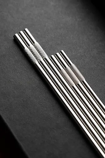 Трубочка для коктейлів Metal Straw набір 5 шт 13см - фото 3