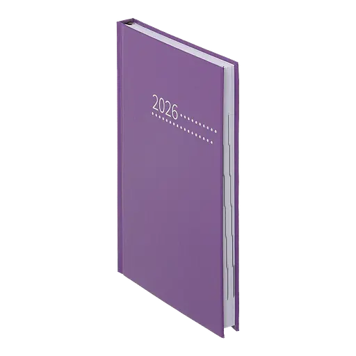 Ежедневник датированный Buromax Zest 2026 A5 бумвинил фиолетовый (BM.21167-07) - фото 2