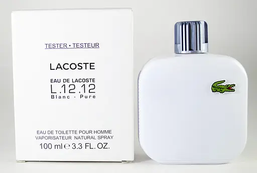 Оригинал Lacoste Eau De L.12.12 Blanc 100 мл ТЕСТЕР туалетная вода - фото 2