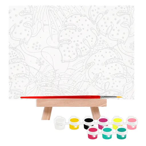 Картина за номерами Rosa Start Листя 15х20 см з мольбертом - фото 3