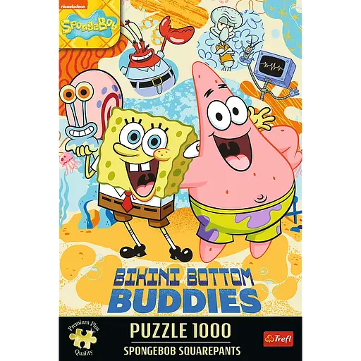 Пазл Губка Боб Квадратні Штани - 1000 шт. TREFL 12081 - фото 3