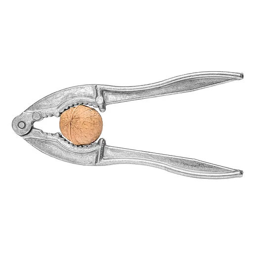 Орехокол ручной плоский щипцевидный щипцы для колки орехов 17 см, RS Серый 83983 - фото 3