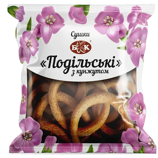 Сушки БКК Подольские с кунжутом 3 кг (12 х 0.25 кг)