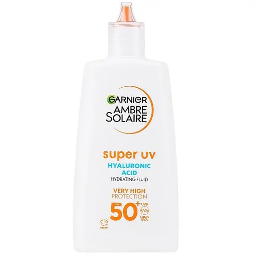 Сонцезахисний зволожувальний флюїд Garnier Ambre Solaire для шкіри обличчя з дуже високим ступенем захисту SPF 50+ 40 мл - фото 1