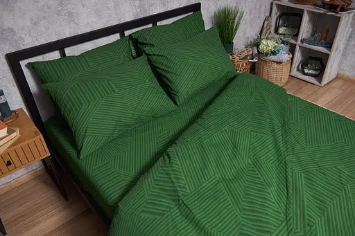 Комплект постільної білизни Moon&Star Бязь Gold Люкс Pickle King Size 220x240 наволочки 4х50х70 - фото 5