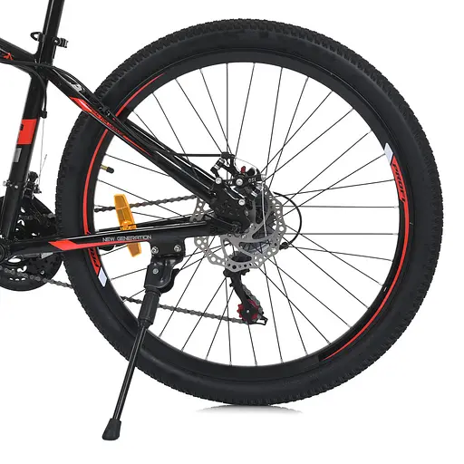 Велосипед Shimano MTB2602 26" алюминиевая рама черно-красный - фото 10