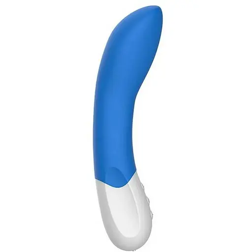 Вібратор Liebe Pleasure Toys Mighty Rechargeable 21.5 см (синій)