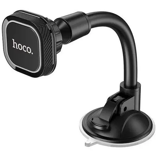 Крепление для телефона Hoco CA55 Astute series windshield car holder черный-серый - фото 1