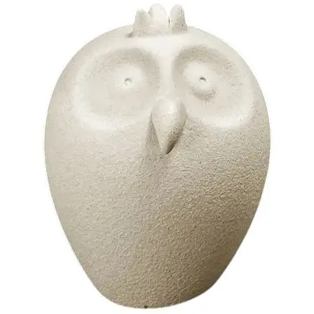 Статуэтка Linea Sette Ceramiche N85/B Сова 13 см, бежевая - фото 1