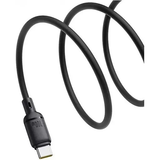 Кабель Baseus Silky Series USB-A to USB-C 100W 1m Black (P10377703113-00) [155534] - фото 2