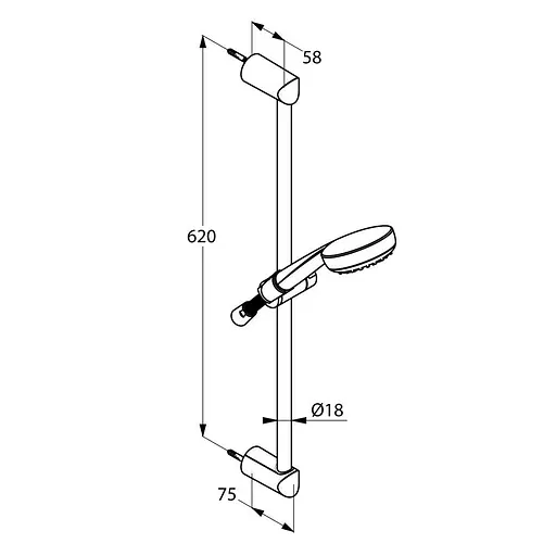 Набір змішувачів для вани Kludi Pure&Easy 376850565 - фото 3