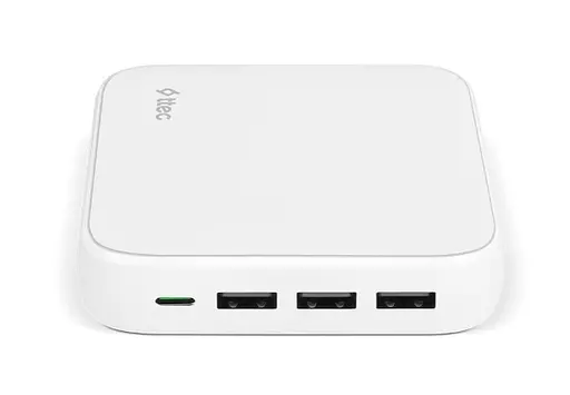 Мережевий зарядний пристрій Ttec SmartCharger Quattro GaN USB-C/USB-A 65W White 2SCG02B - фото 3