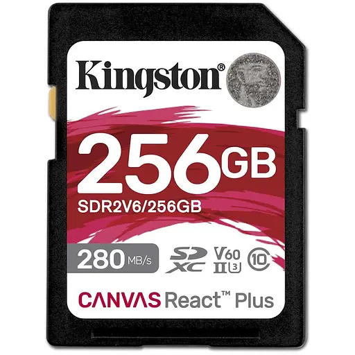Kingston Карта пам'яті SD 256GB C10 UHS-II U3 R280/W150MB/s