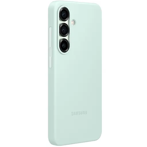 Оригинальный силиконовый чехол Samsung Silicone Case для Samsung Galaxy  S25 Mint EF-PS931CMEGWW - фото 3