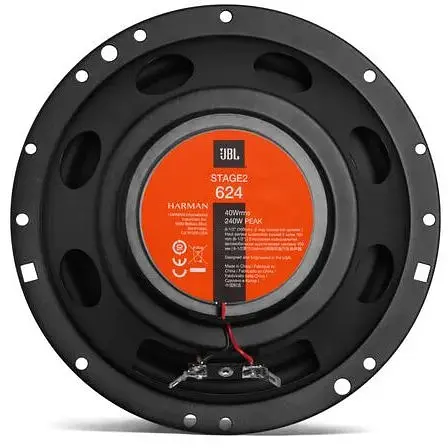 Автомобільна акустика JBL Stage2 624 2-х смугова коаксіальн 16.5 см кругла 40 Вт - фото 2