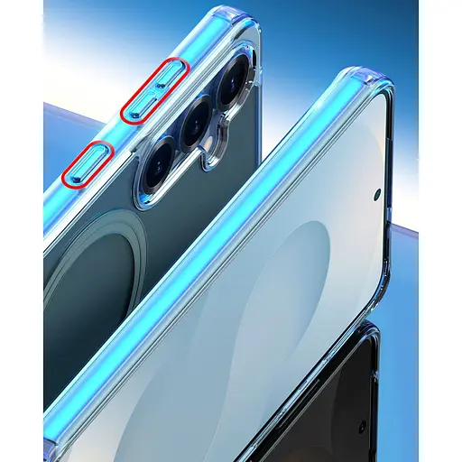 Чохол Dux Ducis Clin Mag with MagSafe для Samsung Galaxy S25 Transparent [134546] - фото 13