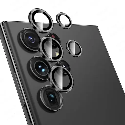 Защитное стекло DK для Samsung Galaxy S24 Ultra S928 на камеру Ring Eagle Eye 017529 black 2 шт. - фото 3