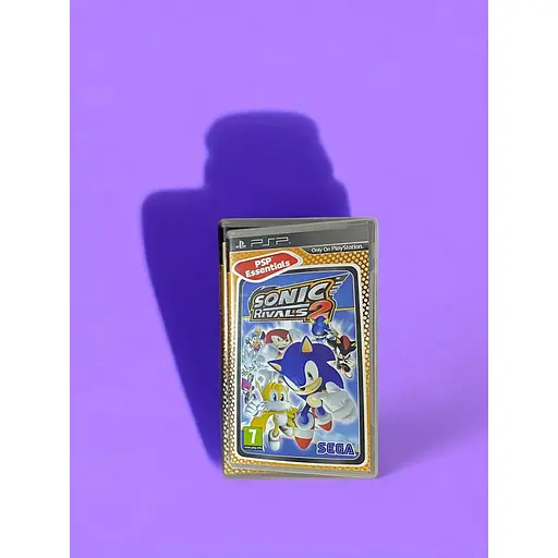 Лицензионный диск для PSP лицензия Sonic Rivals 2