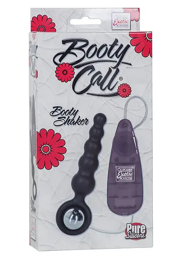 Анальна пробка California Exotic Novelties Booty Call 10.3 см (чорний) - фото 2
