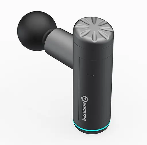 Перкусійний масажний пістолет Booster Mini X 2500mAh (6 насадок) з кейсом - фото 2