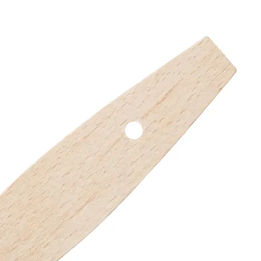 Кухонная лопатка деревянная с тремя прорезями 28 см, Woodly 86770 - фото 3