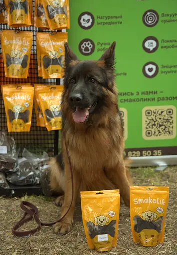 Ласощі для собак натуральні сушені. Жилка яловича станова, 200 г - фото 5