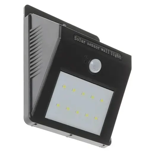 Светильник Brille на солнечной батарее с датчиком движения с аккумулятором LED IP65 HL-40/2W SMD CW